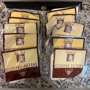 300 Gevalia  Coffee Filters #4 Cone